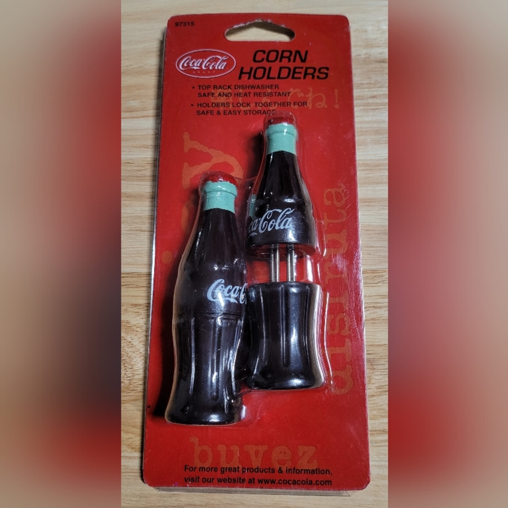 Pair of 2 Coca-Cola Corn Holders